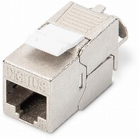 DIGITUS Keystone Jack Cat6a/RJ45/geschirmt/Metall/werkzeugfr