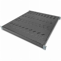 Digitus Fachboden 19″ 1HE 44x482x500mm Festeinbau, bis 50kg, Farbe Schwarz (RAL 9005)