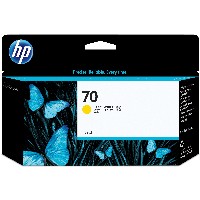 HP 70 original Ink cartridge C9454A yellow standard capacity 130ml 1-pack with Vivera Ink cartridge