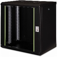 Digitus Wandgehäuse 19″ 12HE 643x600x450mm, Farbe Schwarz (RAL 9005)