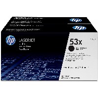HP Toner 53X Q7553XD Schwarz Doppelpack je 7.000 Seiten