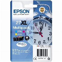 Epson Tinte 27XL C13T27154012 3er Multipack (CMY) bis zu 1.100 Seiten