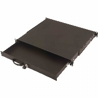 DIGITUS Schublade 1HE 483mm schwarz abschließbar