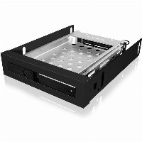 Wechselrahmen. 1xSATA 2.5″ zu 1xSATA Host. trägerlos. für 3.5″ Schacht ICY BOX