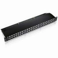 Equip Patchpanel 48x RJ45 Cat6 19″ FTP 1HE ISO/IEC schwarz