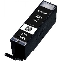 Canon Tinte PGI-550PGBK 6496B001 Pigment-Schwarz bis zu 300 Seiten gemäß ISO/IEC 24711