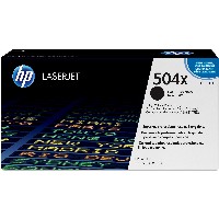 HP 504X original Colour LaserJet Toner cartridge CE250X black high capacity 10.500 pages 1-pack ColorSphere