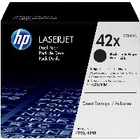 HP Toner 42X Q5942XD Schwarz Doppelpack je 20.000 Seiten