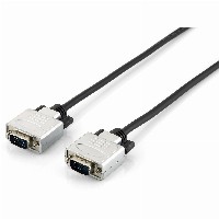 Equip VGA Kabel HD15 St/St 15.00m 1024x 768/60Hz sw/si