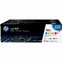 HP 125A original Toner cartridge CF373AM cyan magenta yellow standard capacity 3 x 1.400 pages 3-pack