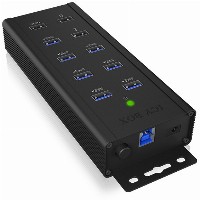 ICY BOX IB-HUB1703-QC3 USB 3.0 HUB 7-Port 7xUSB 3.0; 3xLadeanschluss QC3.0