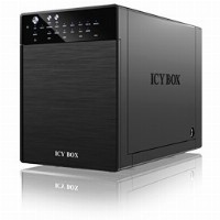 RAID System. 4x SATA 3.5″ zu 1x USB 3.0 + 1x eSATA. RAID 0.1.3.5.10 ICY BOX