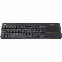 Logitech K400 Plus wireless Touch black QWERTZ DE