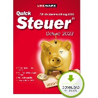 Lexware QuickSteuer Deluxe 2023 - 1 Device, bis zu 5 Steuererklärungen - ESD-DownloadESD