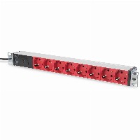 Digitus 8-Fach Steckdosenleiste 19″ 1HE mit 2m Anschlusskabel