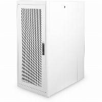 Digitus Serverschrank 19″ 26HE 1260x600x1000mm, perforierte Tür, Farbe Grau (RAL 7035)