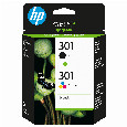 HP 301 2-pack Black/Tri-color Original Ink Cartridges ink cartridge